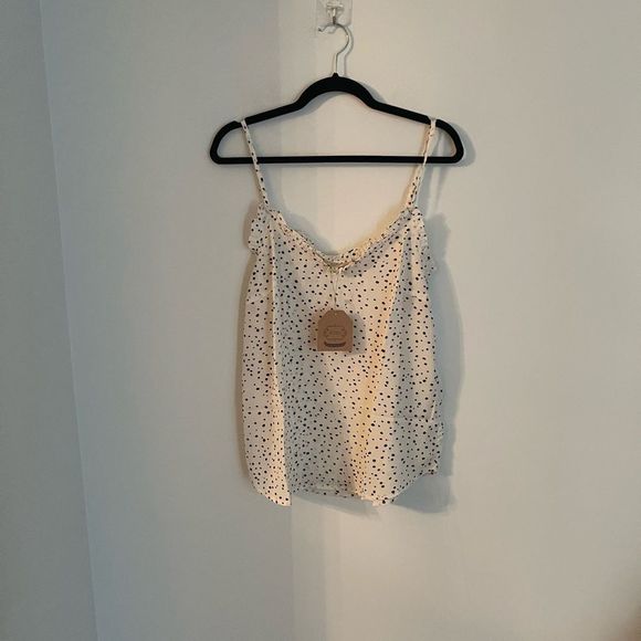 Kori America Ruffles& Dots Camisole in Ivory - Picture 5 of 6